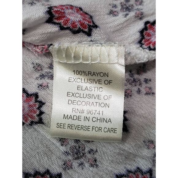 Self E Crochet Trim Knit Cold Shoulder or Short Sleeve Shirt Blouse | Size Large - Picture 8 of 11